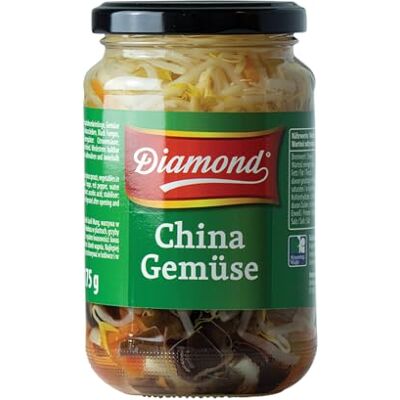 Diamond China Gemüse, chinesisches Mischgemüse für asiatische Wok Gerichten 6 x 330 g Diamond China Gemüse, chinesisches Mischgemüse für asiatische Wok Gerichten 6 x 330 g