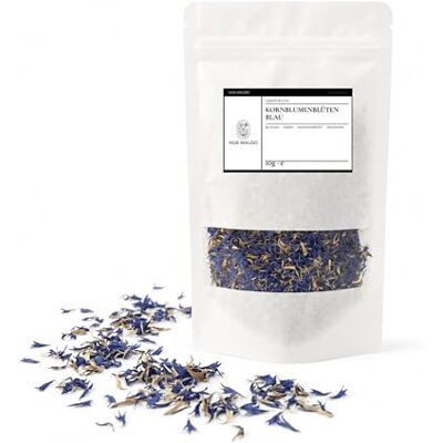 HUA MALOO Essbare Kornblumenblüten Blau 10g – Getrocknete Blüten für Tee, Desserts & Deko Perfekt für Cupcakes, Salate & Torten HUA MALOO Essbare Kornblumenblüten Blau 10g – Getrocknete Blüten für Tee, Desserts & Deko Perfekt für Cupcakes, Salate & Torten