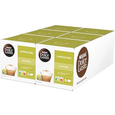Nescafé Cappuccino Kaffeekapseln (6 x 16 Kapseln) Nescafé Cappuccino Kaffeekapseln (6 x 16 Kapseln)