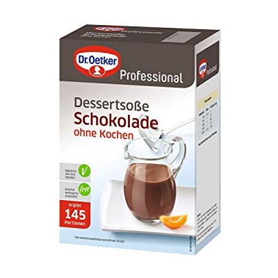 Dr. Oetker Professional Dessertsoße Schokolade ohne Kochen, 1 kg Dr. Oetker Professional Dessertsoße Schokolade ohne Kochen, 1 kg
