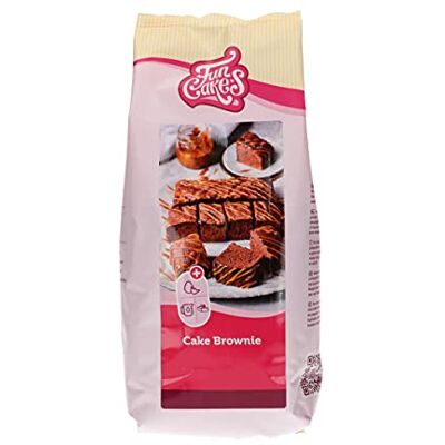FunCakes Mix für Cake Brownies: Einfach zu verwenden, für Brownies und Schokoladenkuchen mit reichem Schokoladengeschmack, Halal., 1 kg FunCakes Mix für Cake Brownies: Einfach zu verwenden, für Brownies und Schokoladenkuchen mit reichem Schokoladengeschmack, Halal., 1 kg