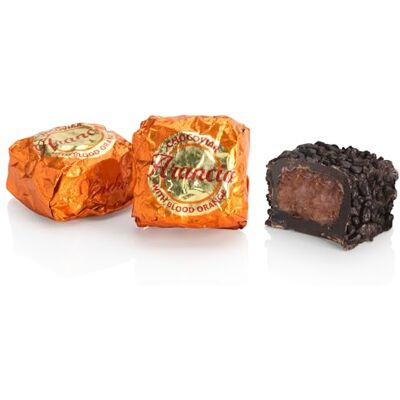 Venchi Chocoviar Arancia Praline extra zartbitter mit Füllung aus Blutorange, 1 kg Glutenfrei Vegan Venchi Chocoviar Arancia Praline extra zartbitter mit Füllung aus Blutorange, 1 kg Glutenfrei Vegan