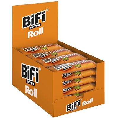 Bifi Roll – 30er Pack (30 x 45g) Salami Snack in einem lockeren Teig – Original Wurstsnack To Go für Unterwegs, im Büro oder beim Sport mit Pfeffer, Koriander und Knoblauch Bifi Roll – 30er Pack (30 x 45g) Salami Snack in einem lockeren Teig – Original Wurstsnack To Go für Unterwegs, im Büro oder beim Sport mit Pfeffer, Koriander und Knoblauch