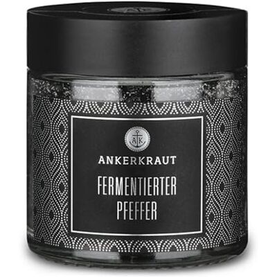 Ankerkraut Fermentierter Pfeffer 60 g im Tiegel – Gourmet schwarzer Pfeffer, Premium-Qualität für Fleisch, Salat & Soßen Ankerkraut Fermentierter Pfeffer 60 g im Tiegel – Gourmet schwarzer Pfeffer, Premium-Qualität für Fleisch, Salat & Soßen