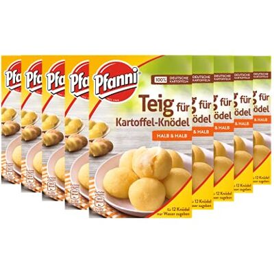 Pfanni Teig für Kartoffel-Knödel Halb & Halb x 12 Knödel Pfanni Teig für Kartoffel-Knödel Halb & Halb x 12 Knödel