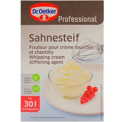 Dr. Oetker Professional Sahnesteif, Besserer Halt von Schlagsahne, 1 x 1 kg Packung Dr. Oetker Professional Sahnesteif, Besserer Halt von Schlagsahne, 1 x 1 kg Packung