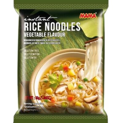 MAMA Instantreisnudeln Gemüse – Glutenfreie Instantreisnudeln Orientalischer Art – Authentisch Thailändisch Kochen – 24 X 55 G MAMA Instantreisnudeln Gemüse – Glutenfreie Instantreisnudeln Orientalischer Art – Authentisch Thailändisch Kochen – 24 X 55 G