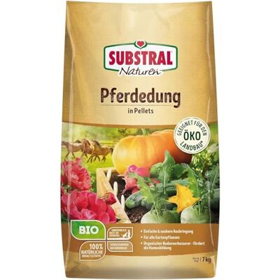 Substral Naturen Bio Pferdedung 7kg bis zu 70m² Universaldünger 3 Monate Substral Naturen Bio Pferdedung 7kg bis zu 70m² Universaldünger 3 Monate