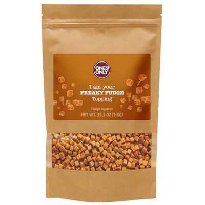 One&Only Topping Freaky Fudge 1 kg Kleine Würfel aus softem Karamell One&Only Topping Freaky Fudge 1 kg Kleine Würfel aus softem Karamell