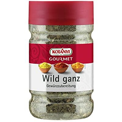 Kotanyi Wild Gewürzmischung ganz, Gewürze für Großverbraucher und Gastronomie, 1200 ccm, ca. 313 g Kotanyi Wild Gewürzmischung ganz, Gewürze für Großverbraucher und Gastronomie, 1200 ccm, ca. 313 g