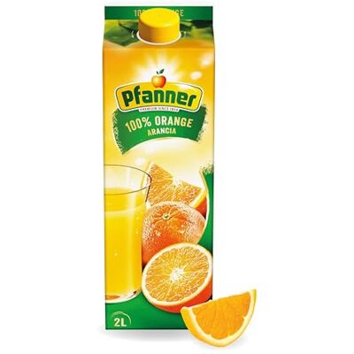 Pfanner Orangensaft (1 x 2 l) – 100% Orange – reich an Vitamin C – Fruchtgetränk ohne Zuckerzusatz Pfanner Orangensaft (1 x 2 l) – 100% Orange – reich an Vitamin C – Fruchtgetränk ohne Zuckerzusatz