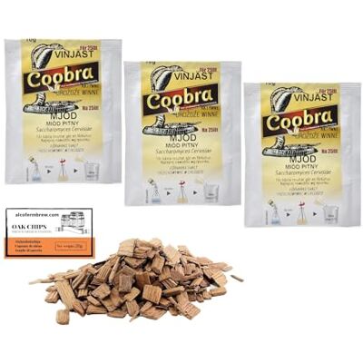 AlcoFermBrew 3 x Coobra Mead-Hefe 10 g/25 l – Hefe für Met-Gärung, Hefe für Honig, Weinhefe AlcoFermBrew 3 x Coobra Mead-Hefe 10 g/25 l – Hefe für Met-Gärung, Hefe für Honig, Weinhefe