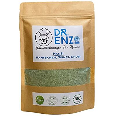 Dr. Enzo Bio Backmischung für Hundekekse Hansi Spinat, Knobi 200g nur 4ct pro Keks Hundekekse zum selber backen Hundekeksbackmischung CLEAN Food, Menge:1 Stück Dr. Enzo Bio Backmischung für Hundekekse Hansi Spinat, Knobi 200g nur 4ct pro Keks Hundekekse zum selber backen Hundekeksbackmischung CLEAN Food, Menge:1 Stück