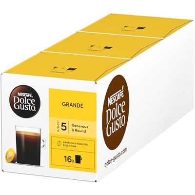 Nescafé Grande Kaffeekapseln (3 x 16 Kapseln) Nescafé Grande Kaffeekapseln (3 x 16 Kapseln)