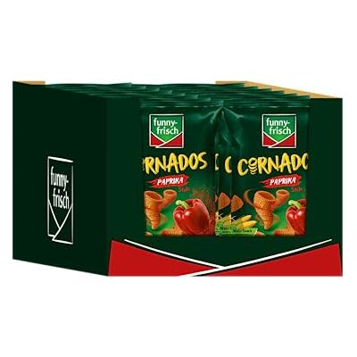 Funny-Frisch Cornados Paprika, 16er Pack (16 x 80 g) Funny-Frisch Cornados Paprika, 16er Pack (16 x 80 g)