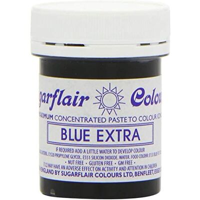 Sugarflair Colours Sugarflair 2 x maximale konzentrierte Paste Blue Extra Sugarflair Colours Sugarflair 2 x maximale konzentrierte Paste Blue Extra