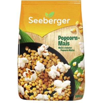 Seeberger Popcorn-Mais, Butterfly Puffmais im Vorratspack (10 x 500 g) Seeberger Popcorn-Mais, Butterfly Puffmais im Vorratspack (10 x 500 g)