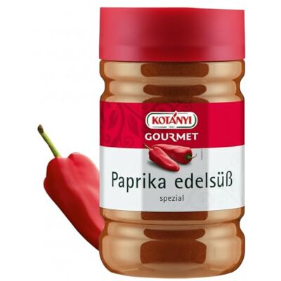 Kotanyi Paprika Edelsüß ungarische Spezilität Gewürze für Großverbraucher und Gastronomie, 1200 ml, ca. 640 g Kotanyi Paprika Edelsüß ungarische Spezilität Gewürze für Großverbraucher und Gastronomie, 1200 ml, ca. 640 g