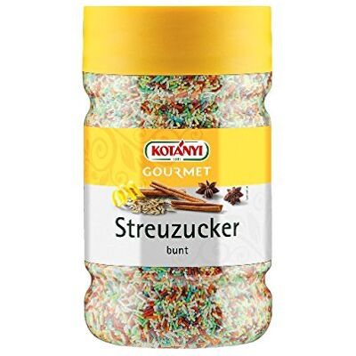Kotanyi Streuzucker bunt Gewürze für Großverbraucher und Gastronomie, 720 g Kotanyi Streuzucker bunt Gewürze für Großverbraucher und Gastronomie, 720 g