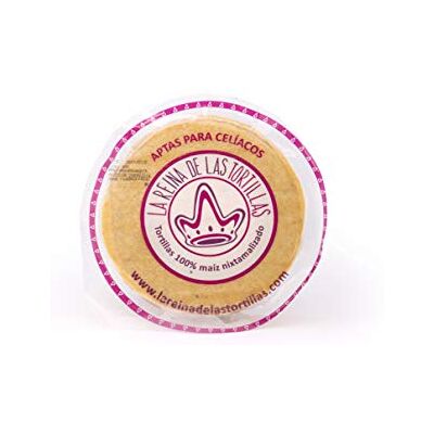 La Reina de las Tortillas La Reina de lasTortillas Tortillas aus gelbem Mais 100% nixtamalisiert Führender Anbieter an handgefertigter Mexikanischer Gastronomie Glutenfrei. 500 g. 12 cm. 23 näherungseinheiten La Reina de las Tortillas La Reina de lasTortillas Tortillas aus gelbem Mais 100% nixtamalisiert Führender Anbieter an handgefertigter Mexikanischer Gastronomie Glutenfrei. 500 g. 12 cm. 23 näherungseinheiten