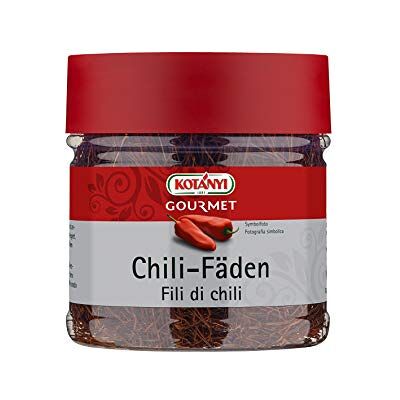 Kotanyi Gourmet Chilifäden ganz getrocknet zum Dekorieren und Anrichten, dezent-scharf, 400 ml Kotanyi Gourmet Chilifäden ganz getrocknet zum Dekorieren und Anrichten, dezent-scharf, 400 ml