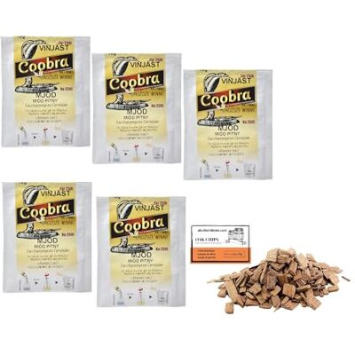 AlcoFermBrew 5 x Coobra Mead-Hefe 10 g/25 l – Hefe für Met-Gärung, Hefe für Honig, Weinhefe AlcoFermBrew 5 x Coobra Mead-Hefe 10 g/25 l – Hefe für Met-Gärung, Hefe für Honig, Weinhefe