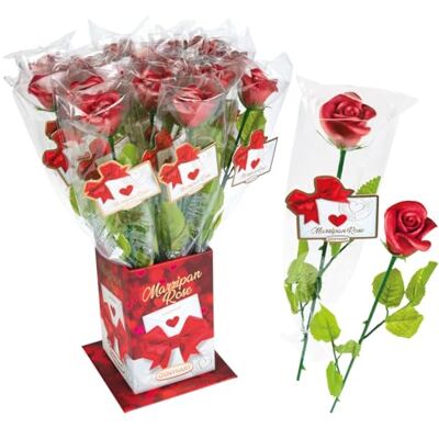 Günthart Marzipan-Rosen Elegance am Stiel Höhe ca. 420 mm, 20er Pack (20 x 30 g) Günthart Marzipan-Rosen Elegance am Stiel Höhe ca. 420 mm, 20er Pack (20 x 30 g)