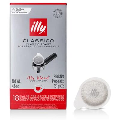 illy 2 x Espressopads ESE Röstung N 18 Servings illy 2 x Espressopads ESE Röstung N 18 Servings