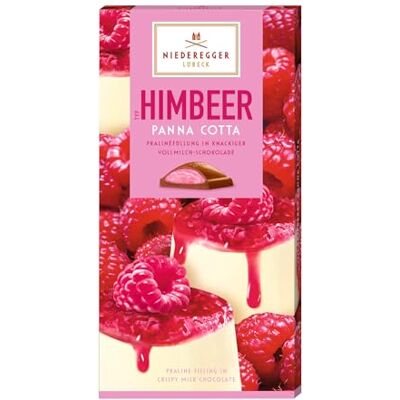 Niederegger Pralinen Tafel »Himbeer Panna Cotta« 1x 100g Fruchtige Pralinéfüllung in knackiger Vollmilch-Schokolade Niederegger Pralinen Tafel »Himbeer Panna Cotta« 1x 100g Fruchtige Pralinéfüllung in knackiger Vollmilch-Schokolade