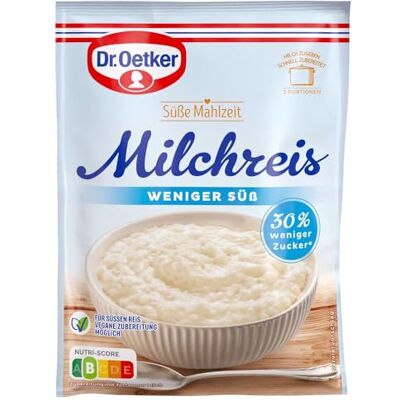 Dr. Oetker Milchreis Weniger Süß, 16er Pack (16 x 112 g) Dr. Oetker Milchreis Weniger Süß, 16er Pack (16 x 112 g)
