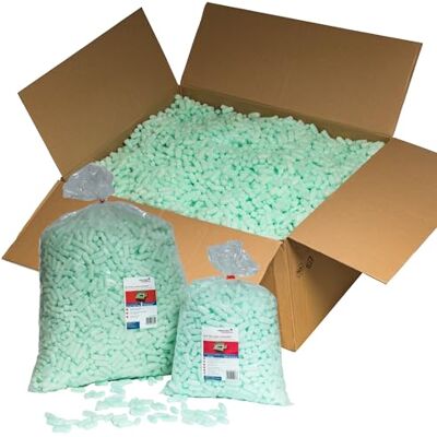 karton-billiger BIO Füllmaterial Verpackungschips aus Maisstärke Packpolster Polster 15L-400L (15 Liter) karton-billiger BIO Füllmaterial Verpackungschips aus Maisstärke Packpolster Polster 15L-400L (15 Liter)