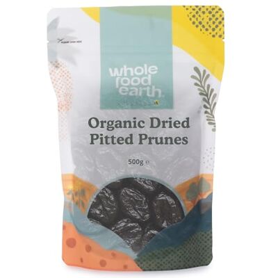 Wholefood Earth Bio-Trockenpflaumen ohne Kern 500g, naturbelassen, vegan, ohne Zusätze – Perfekter Snack & Ideal zum Backen Wholefood Earth Bio-Trockenpflaumen ohne Kern 500g, naturbelassen, vegan, ohne Zusätze – Perfekter Snack & Ideal zum Backen