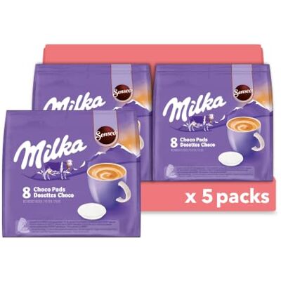 Senseo Milka Kakao Pads, 5 x 8 Getränke, 40 Kaffeepads (Verpackungsdesign kann abweichen) Senseo Milka Kakao Pads, 5 x 8 Getränke, 40 Kaffeepads (Verpackungsdesign kann abweichen)