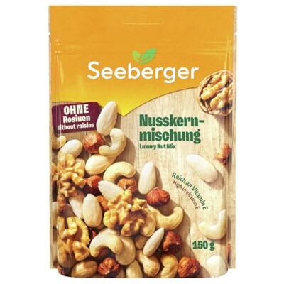 Seeberger Nusskernmischung, Pure Nuss-Mischung, ungeröstet (12 x 150 g) Seeberger Nusskernmischung, Pure Nuss-Mischung, ungeröstet (12 x 150 g)