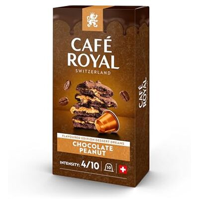 Café Royal Chocolate Peanut – 100 Kapseln Nespresso®, Int. 4/10 Café Royal Chocolate Peanut – 100 Kapseln Nespresso®, Int. 4/10