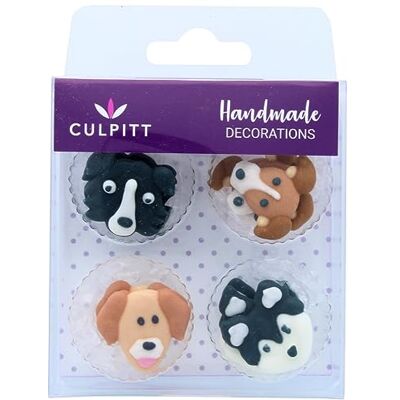 Culpitt Dog Sugar Cupcake Toppers 12 Pack Culpitt Dog Sugar Cupcake Toppers 12 Pack