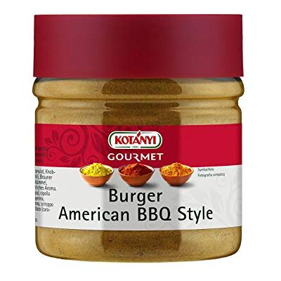 Kotanyi Gourmet Burger American BBQ Style Gewürzzubereitung süßlich-würziger, fein-rauchiger Geschmack, 400 ml Kotanyi Gourmet Burger American BBQ Style Gewürzzubereitung süßlich-würziger, fein-rauchiger Geschmack, 400 ml