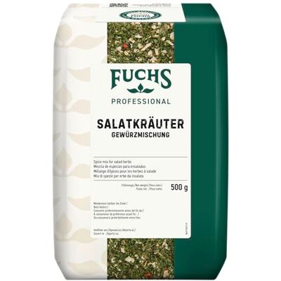 Fuchs Professional Salatkräuter 0,5 kg im großen Beutel Für die Zubereitung von Salatdressings Für Großverbraucher Fuchs Professional Salatkräuter 0,5 kg im großen Beutel Für die Zubereitung von Salatdressings Für Großverbraucher