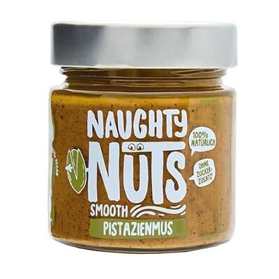 Naughty Nuts Pistazienmus Smooth – Vegane, 100% Natürlich, Ohne Palmöl & Ohne Raffinierten Zucker 250g Naughty Nuts Pistazienmus Smooth – Vegane, 100% Natürlich, Ohne Palmöl & Ohne Raffinierten Zucker 250g