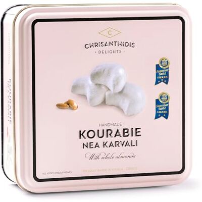 Chrisanthidis Delights Chrisanthidis Traditionelle Griechische Kourabie Mandelkekse, 450g Chrisanthidis Delights Chrisanthidis Traditionelle Griechische Kourabie Mandelkekse, 450g