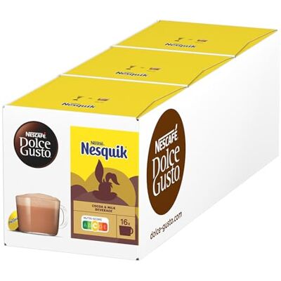 Nescafé Nesquik Kakaokapseln (3 x 16 Kapseln) Nescafé Nesquik Kakaokapseln (3 x 16 Kapseln)