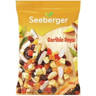 Seeberger Caribic Royal, süßer Mix aus Papaya, Mango & Co. (12 x 200 g) Seeberger Caribic Royal, süßer Mix aus Papaya, Mango & Co. (12 x 200 g)