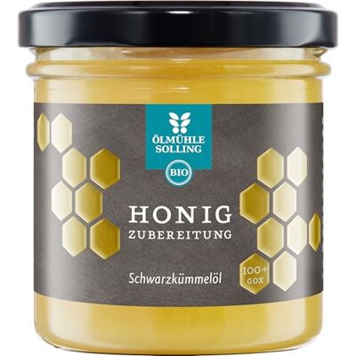 Ölmühle Solling Bio Honigzubereitung mit Schwarzkümmelöl 180 g EG-Bio Ölmühle Solling Bio Honigzubereitung mit Schwarzkümmelöl 180 g EG-Bio