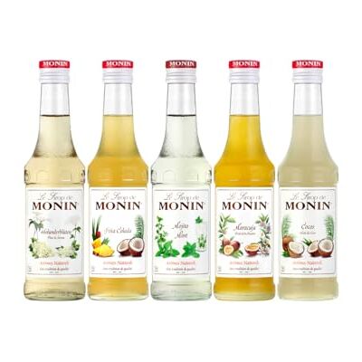 MONIN Cocktail Set 5 x 250 ml Sirup Probierpaket für Spritz & Drinks MONIN Cocktail Set 5 x 250 ml Sirup Probierpaket für Spritz & Drinks