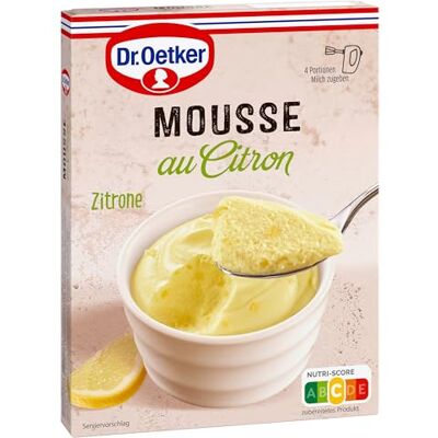 Dr. Oetker Mousse Zitrone, 8er Pack (8 x 93 g Packung) Dr. Oetker Mousse Zitrone, 8er Pack (8 x 93 g Packung)