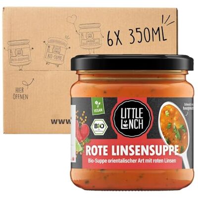 Little Lunch Bio Rote Linsensuppe Vegan & laktosefrei 6 x 350ml Little Lunch Bio Rote Linsensuppe Vegan & laktosefrei 6 x 350ml