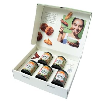 Ostmann Gewürze Like Meat Geschenkbox Mit 5 Let's Do Gewürze in recyclebaren Gewürzdosen Fleischgeschmack für ungewürzte Ersatzprodukte Ideal für vegetarische/vegane Ernährung Ostmann Gewürze Like Meat Geschenkbox Mit 5 Let's Do Gewürze in recyclebaren Gewürzdosen Fleischgeschmack für ungewürzte Ersatzprodukte Ideal für vegetarische/vegane Ernährung