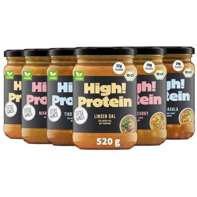 Little Lunch Bio High Protein Kennenlern Box Vegane Eintöpfe 6x520g Little Lunch Bio High Protein Kennenlern Box Vegane Eintöpfe 6x520g
