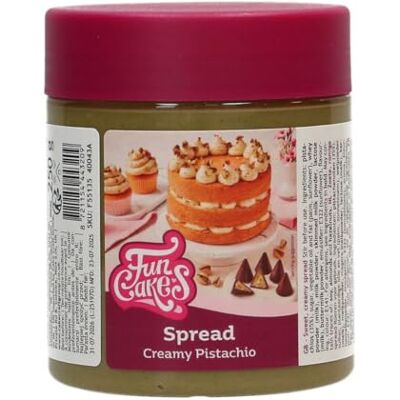 FunCakes Spread Creamy Pistachio 35 Prozent: Aufstrich Cremige Pistazie, zum Schichten zwischen Kuchen, zum Auftragen auf oder in Gebackene Cupcakes 250g FunCakes Spread Creamy Pistachio 35 Prozent: Aufstrich Cremige Pistazie, zum Schichten zwischen Kuchen, zum Auftragen auf oder in Gebackene Cupcakes 250g