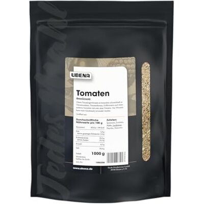 Ubena Foodservice Tomaten Gewürzsalz 1 kg im großen Beutel Im wiederverschließbaren Vorratsbeutel Für Großverbraucher, Restaurants und Gastronomie Ubena Foodservice Tomaten Gewürzsalz 1 kg im großen Beutel Im wiederverschließbaren Vorratsbeutel Für Großverbraucher, Restaurants und Gastronomie